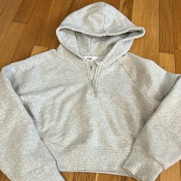 Athleta Girl All Day Half Zip Hoodie. Size L - Picture 3 of 4